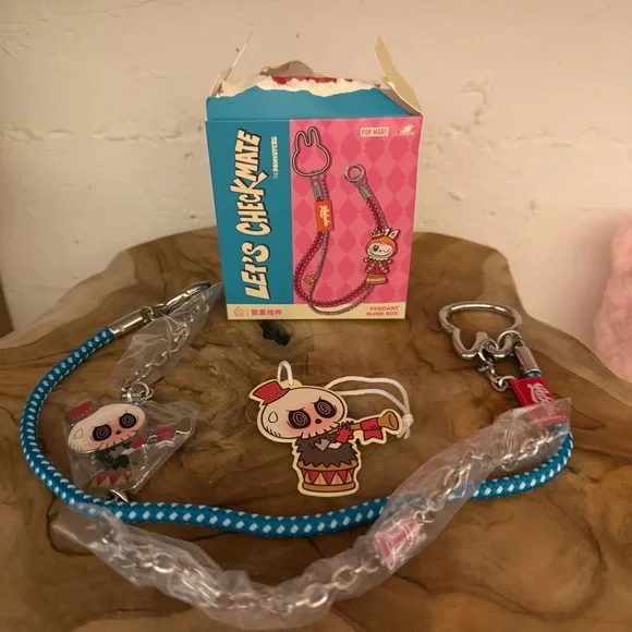 Authentic Pop Mart Labubu the Monsters Let's Checkmate Pendant Chain - Pawn - Picture 4 of 4